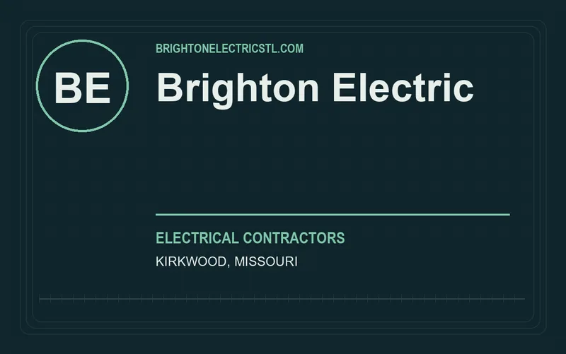 BRIGHTON ELECTRIC in Kirkwood, Missouri