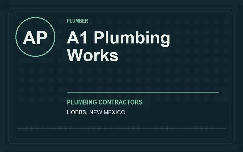 A1 Plumbing Works in Hobbs, New Mexico