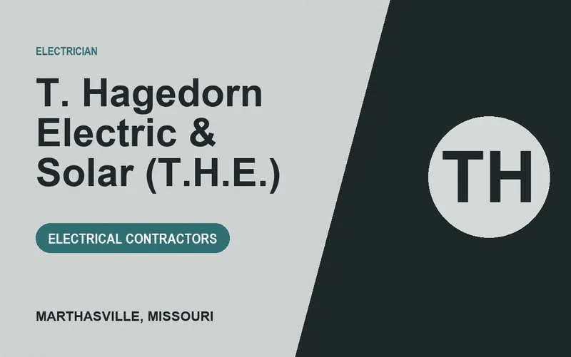 T. Hagedorn Electric & Solar (T.H.E.) in Marthasville, Missouri
