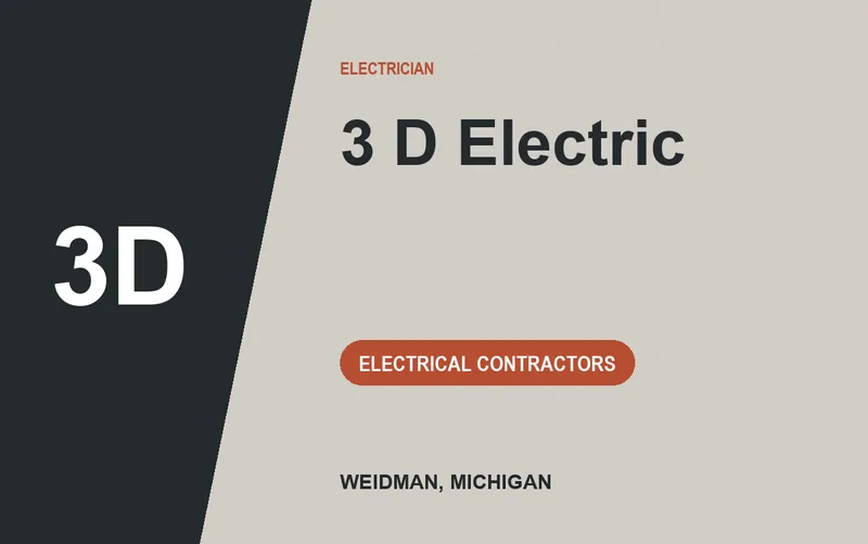3 D Electric in Weidman, Michigan