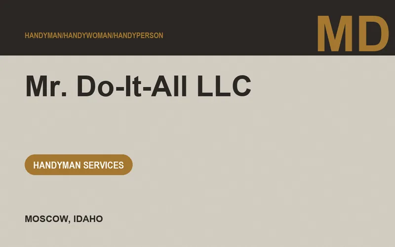 Mr. Do-It-All LLC in Moscow, Idaho