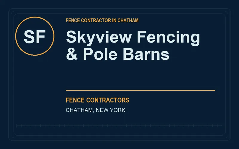 Skyview Fencing & Pole Barns in Chatham, New York