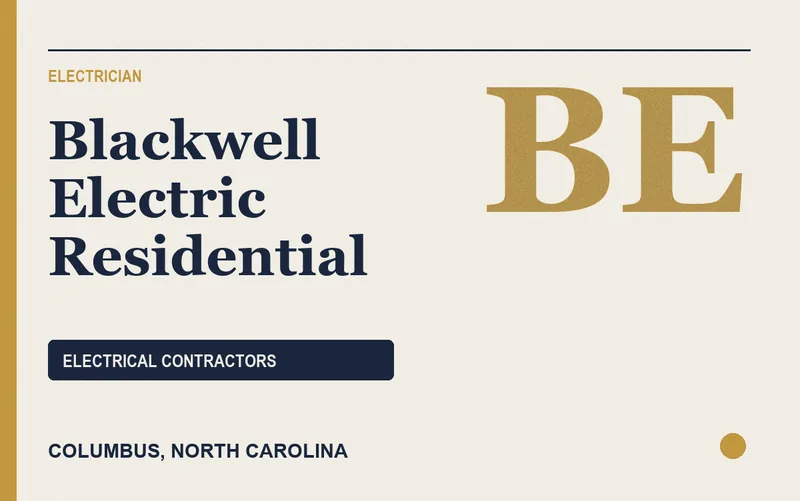 Blackwell Electric Residential in Columbus, North Carolina