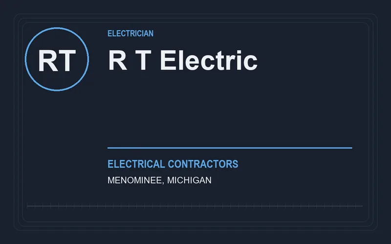 R T Electric in Menominee, Michigan