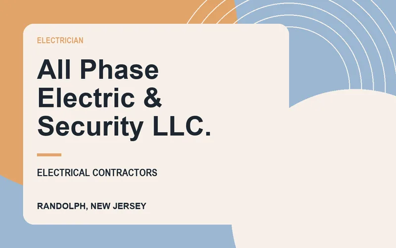 All Phase Electric & Security LLC. in Randolph, New Jersey
