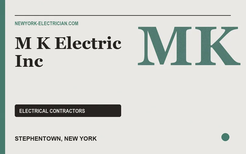 M K Electric Inc in Stephentown, New York