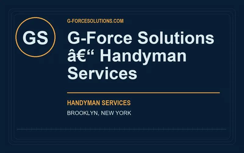G-Force Solutions â€“ Handyman Services in Brooklyn, New York
