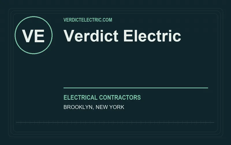 Verdict Electric in Brooklyn, New York