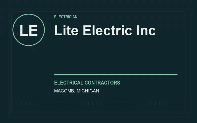 Lite Electric Inc in Macomb, Michigan