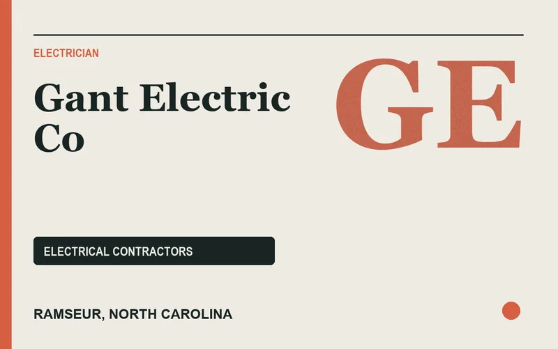 Gant Electric Co in Ramseur, North Carolina