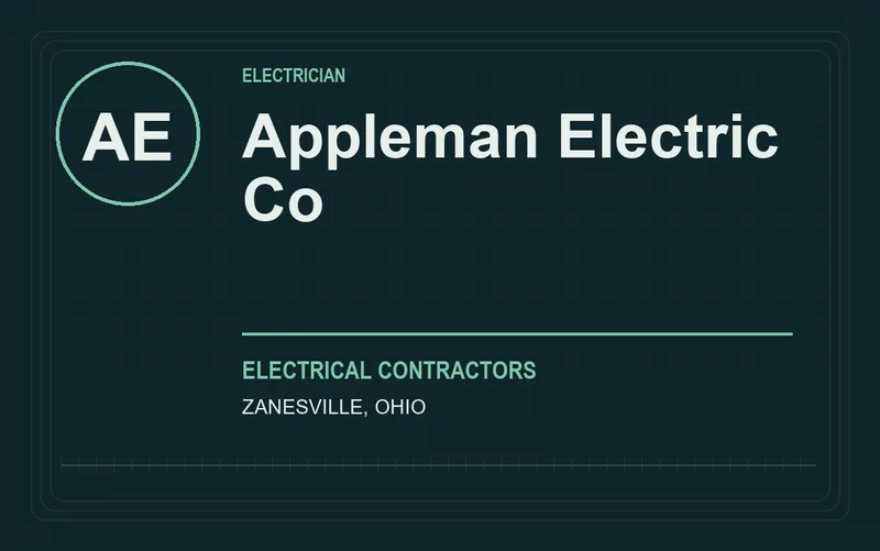Appleman Electric Co in Zanesville, Ohio