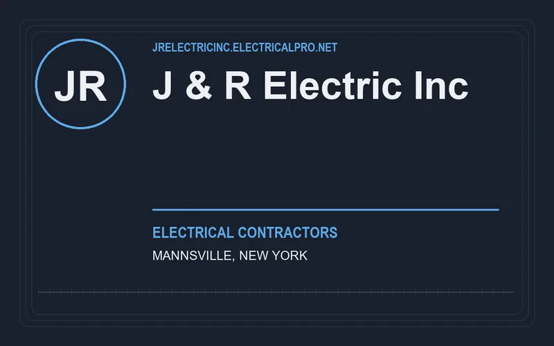 J & R Electric Inc in Mannsville, New York