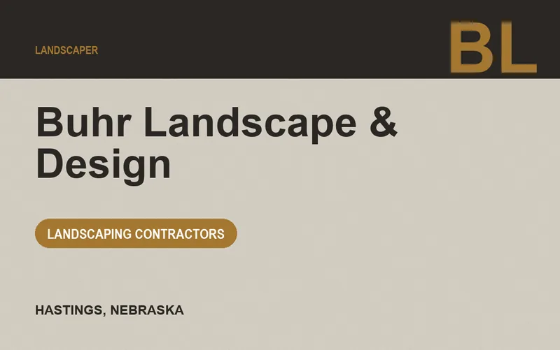 Buhr Landscape & Design in Hastings, Nebraska