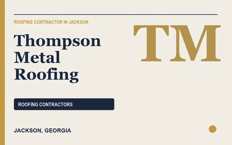 Thompson Metal Roofing in Jackson, Georgia