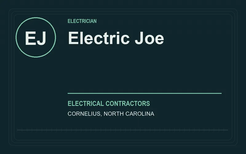 Electric Joe in Cornelius, North Carolina