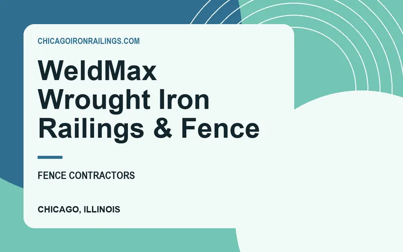WeldMax Wrought Iron Railings & Fence in Chicago, Illinois