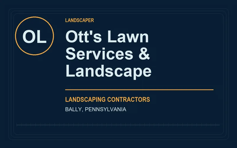 Ott's Lawn Services & Landscape in Bally, Pennsylvania