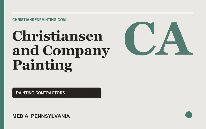 Christiansen and Company Painting in Media, Pennsylvania