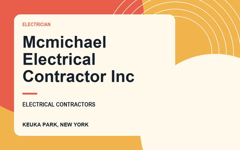 Mcmichael Electrical Contractor Inc in Keuka Park, New York