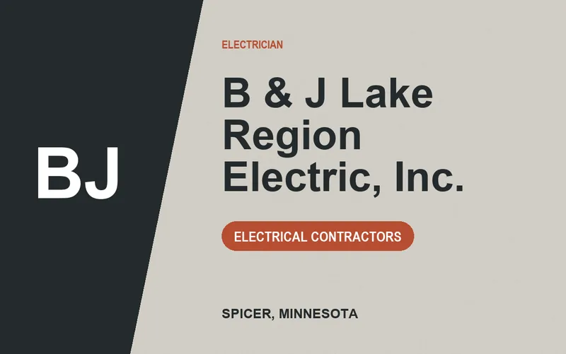 B & J Lake Region Electric, Inc. in Spicer, Minnesota