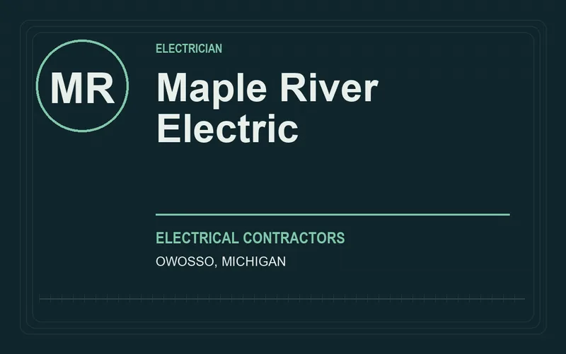 Maple River Electric in Owosso, Michigan
