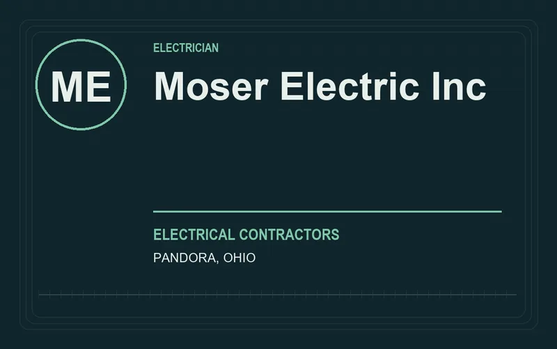 Moser Electric Inc in Pandora, Ohio