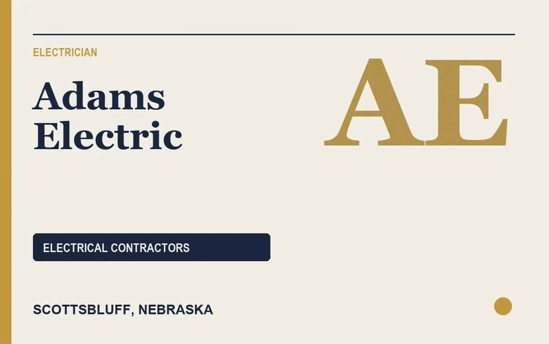 Adams Electric in Scottsbluff, Nebraska