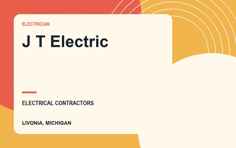 J T Electric in Livonia, Michigan
