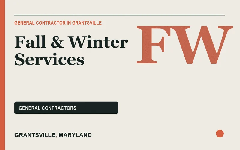 Fall & Winter Services in Grantsville, Maryland
