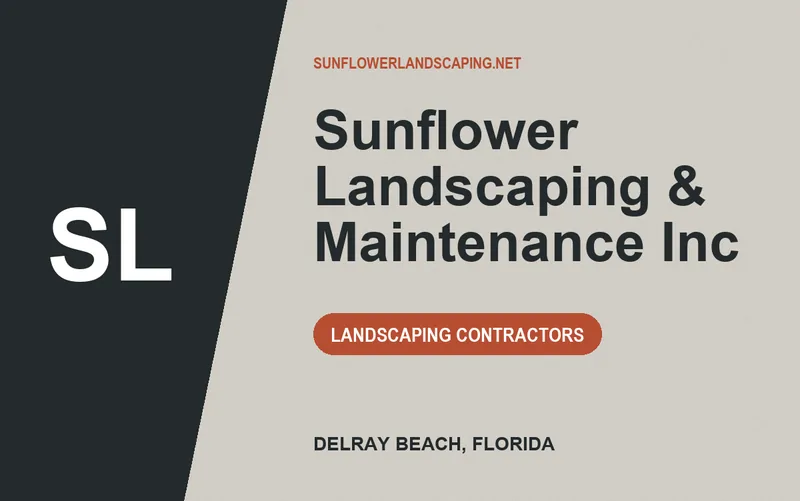 Sunflower Landscaping & Maintenance Inc in Delray Beach, Florida