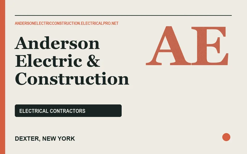 Anderson Electric & Construction in Dexter, New York