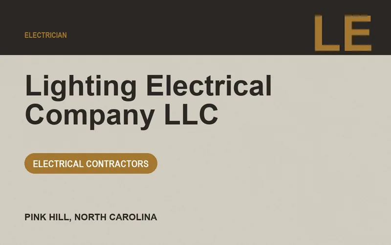 Lighting Electrical Company LLC in Pink Hill, North Carolina