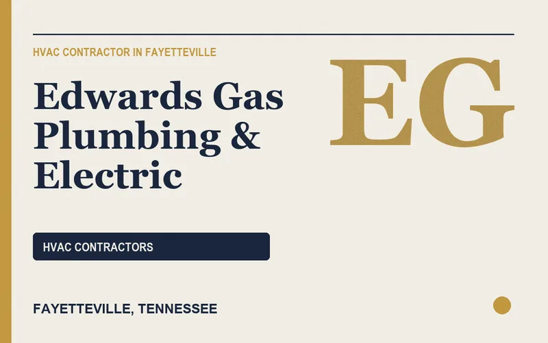 Edwards Gas Plumbing & Electric in Fayetteville, Tennessee