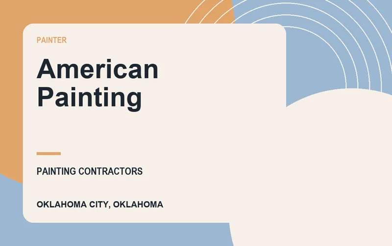 American Painting in Oklahoma City, Oklahoma