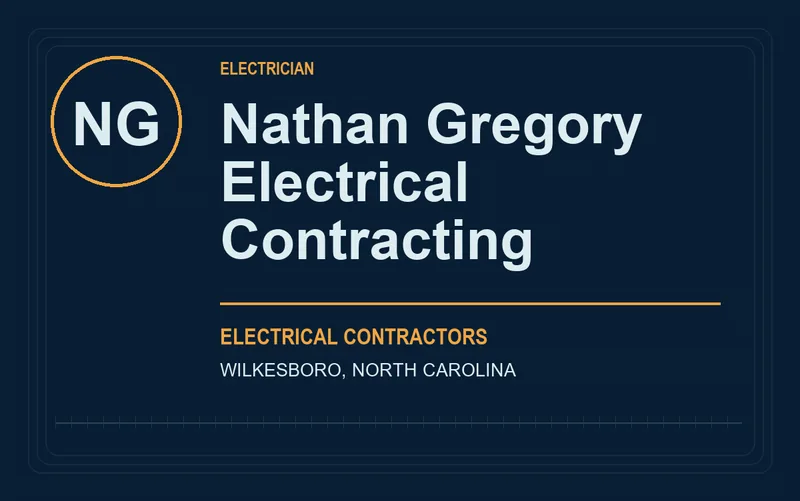 Nathan Gregory Electrical Contracting in Wilkesboro, North Carolina
