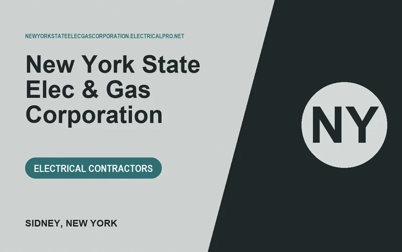 New York State Elec & Gas Corporation in Sidney, New York