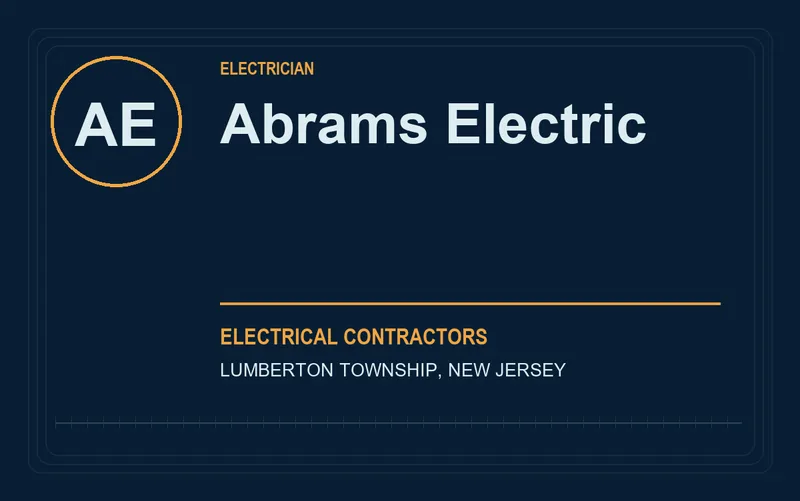 Abrams Electric in Lumberton Township, New Jersey