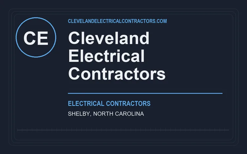 Cleveland Electrical Contractors in Shelby, North Carolina
