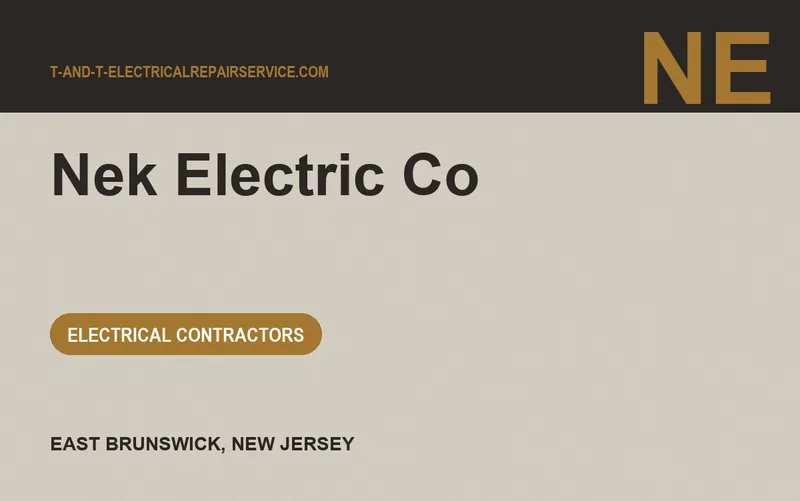 Nek Electric Co in East Brunswick, New Jersey