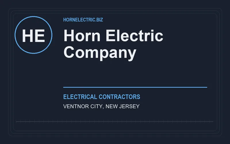 Horn Electric Company in Ventnor City, New Jersey