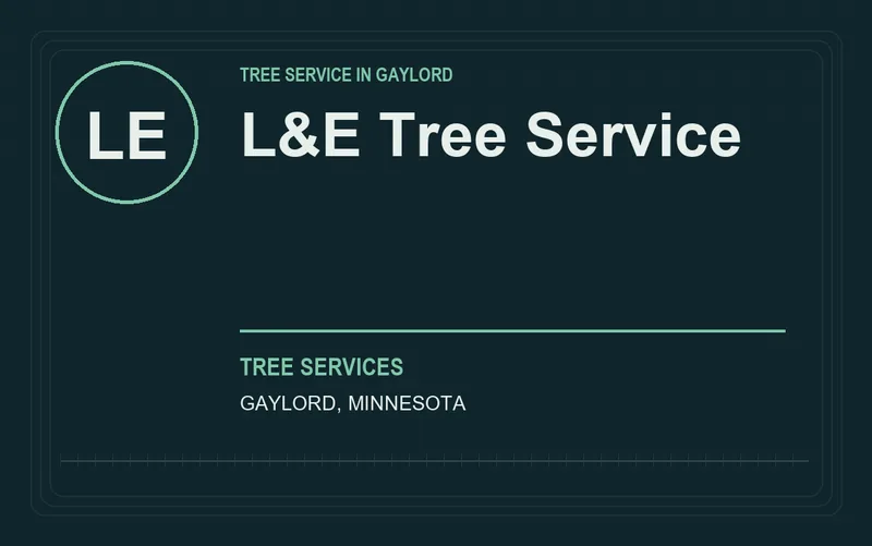 L&E Tree Service in Gaylord, Minnesota