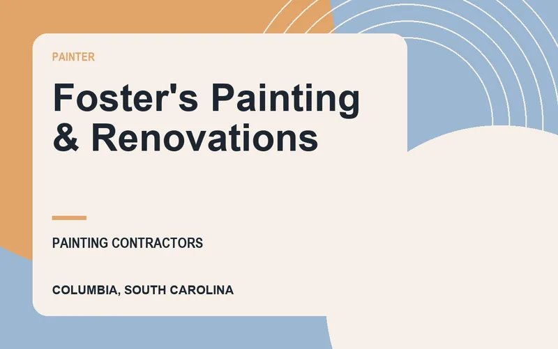 Foster's Painting & Renovations in Columbia, South Carolina
