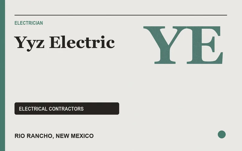 Yyz Electric in Rio Rancho, New Mexico