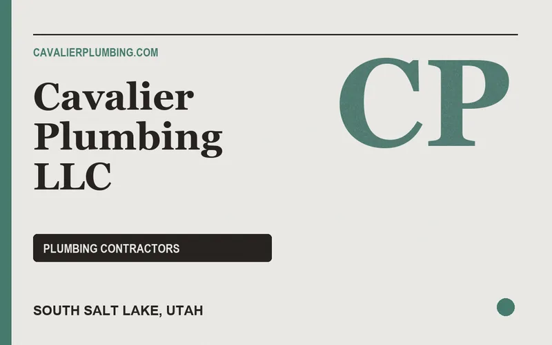 Cavalier Plumbing LLC in South Salt Lake, Utah