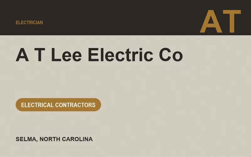 A T Lee Electric Co in Selma, North Carolina