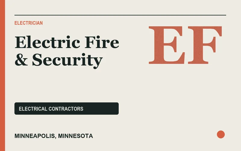 Electric Fire & Security in Minneapolis, Minnesota