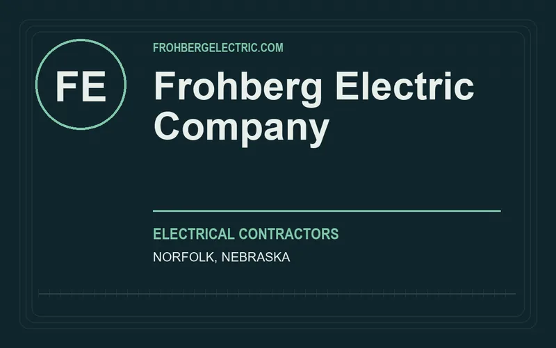 Frohberg Electric Company in Norfolk, Nebraska