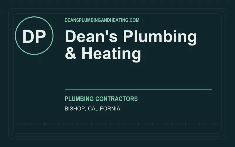 Dean's Plumbing & Heating in Bishop, California