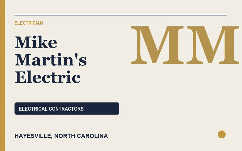 Mike Martin's Electric in Hayesville, North Carolina