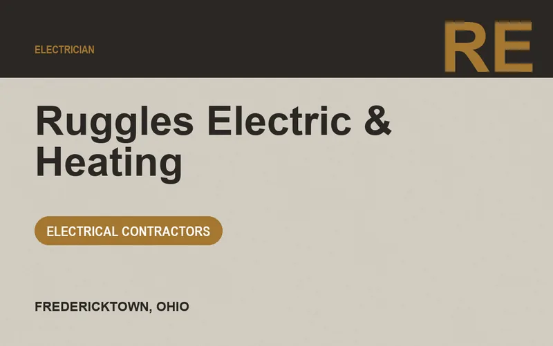 Ruggles Electric & Heating in Fredericktown, Ohio